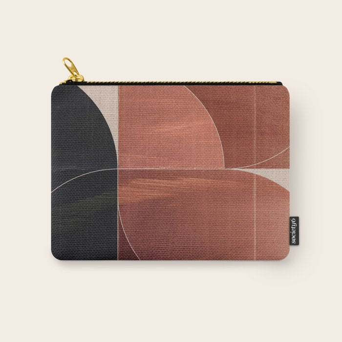 Minimal Geometric Shapes 216 Carry All Pouch Gallery Image 1