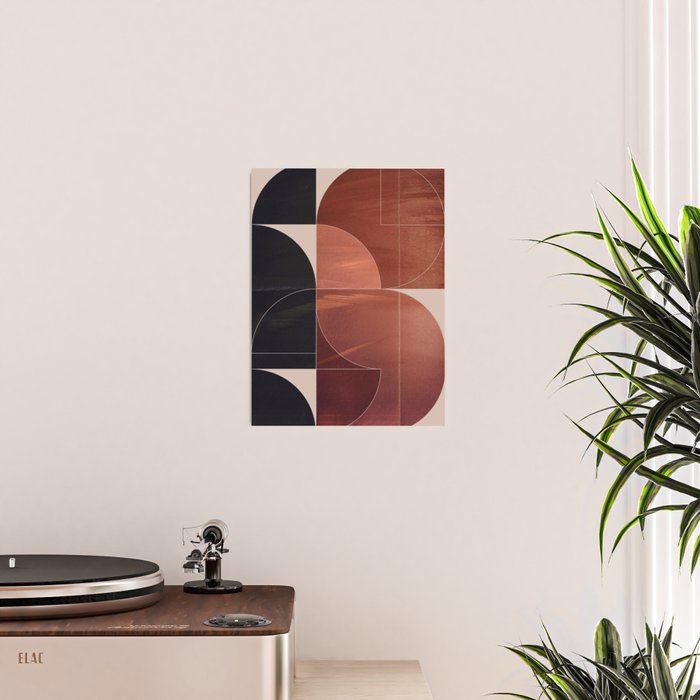 Minimal Geometric Shapes 216 Poster Gallery Image 2