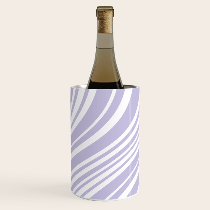 Wavy Stripes XXVIII - Lilac Purple Wine Chiller Gallery Image 2