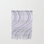 Wavy Stripes XXVIII - Lilac Purple Wall Hanging Gallery Image 1