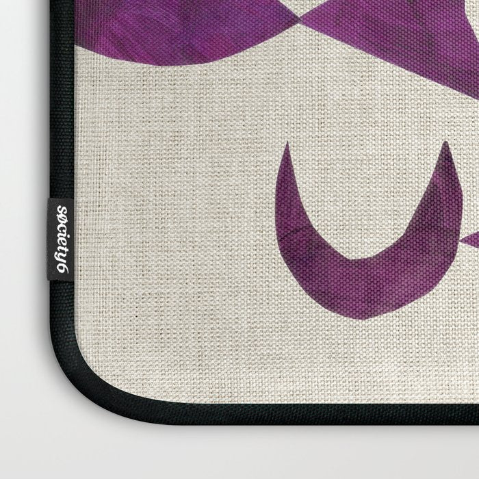 Purple Tropic Laptop Sleeve Gallery Image 3