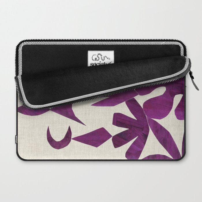 Purple Tropic Laptop Sleeve Gallery Image 2