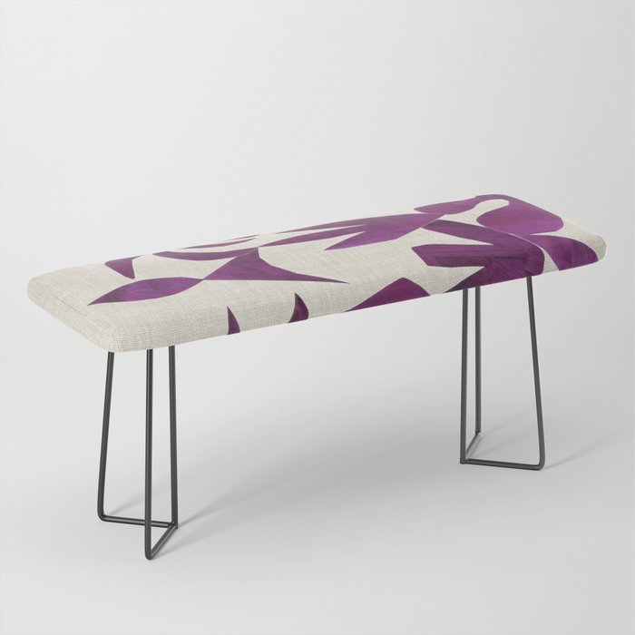 Purple Tropic Bench Gallery Image 1