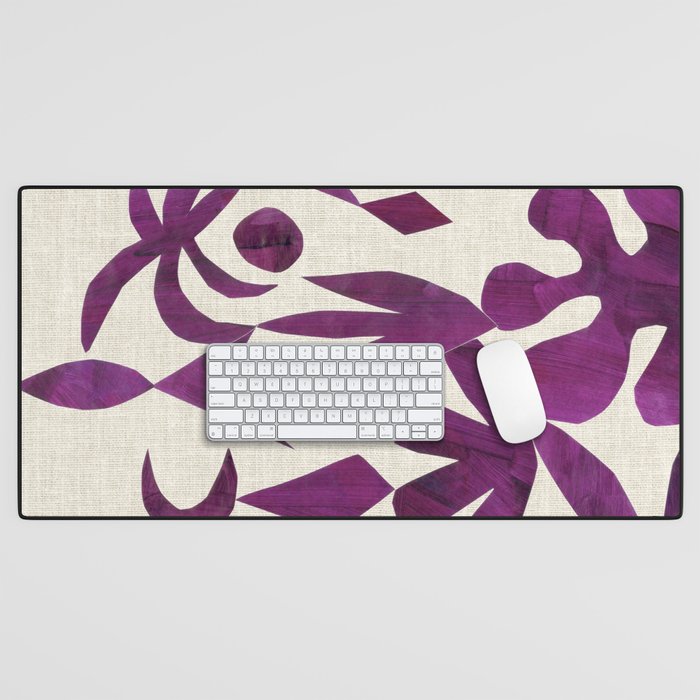 Purple Tropic Desk Mat Gallery Image 1