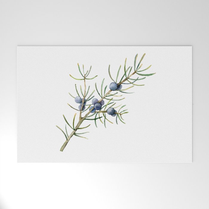 Juniper White Christmas Welcome Mat Gallery Image 1