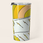 summer vibes forever // retro surf art by surfy birdy Travel Mug Gallery Image 3