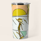 summer vibes forever // retro surf art by surfy birdy Travel Mug Gallery Image 1