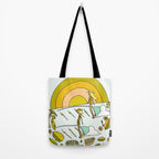 summer vibes forever // retro surf art by surfy birdy Tote Bag Gallery Image 2