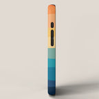Abstract geometric sunrise iPhone Case Gallery Image 2