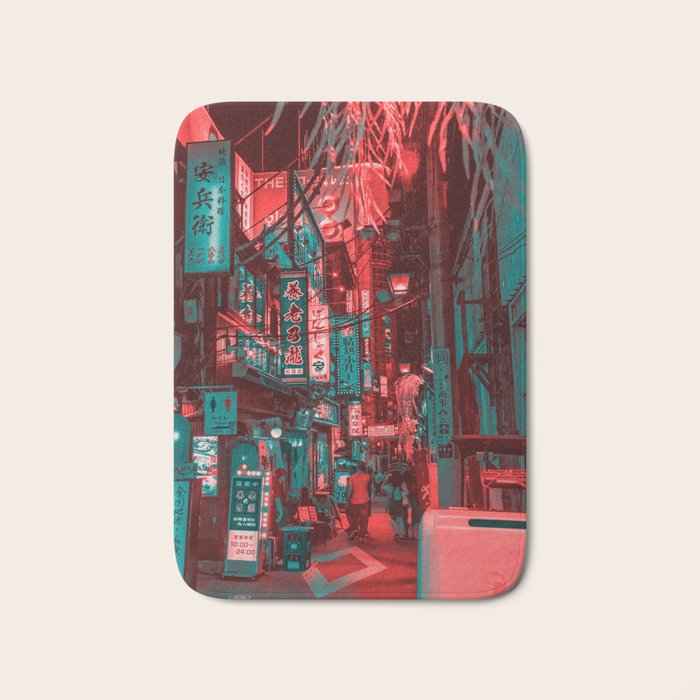 Anime Japan Street Bath Mat Gallery Image 1
