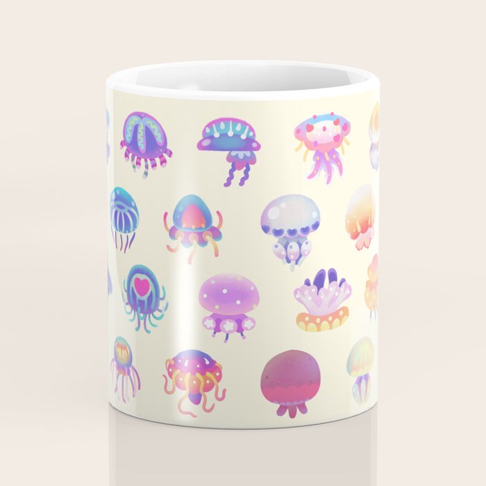 Jellyfish Day - pastel Coffee Mug Gallery Image 4