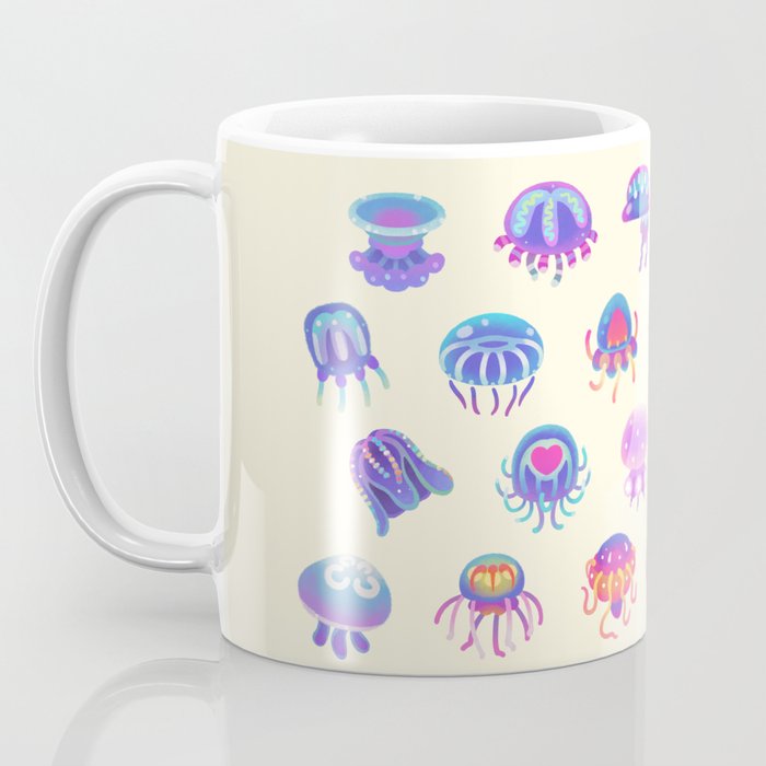 Jellyfish Day - pastel Coffee Mug Gallery Image 3