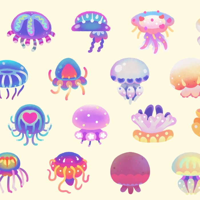 Jellyfish Day - pastel Coffee Mug Gallery Image 2