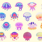 Jellyfish Day - pastel Coffee Mug Gallery Image 2