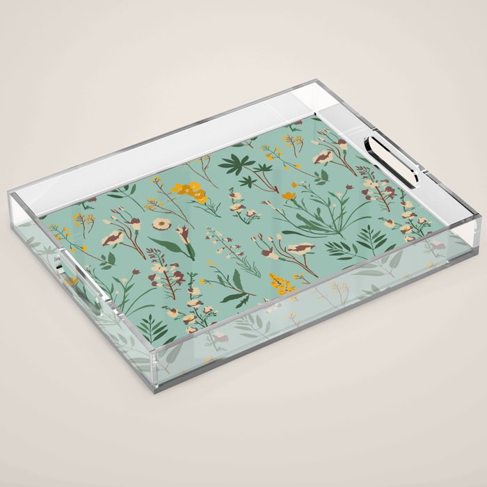 ZARAH WILDFLOWER Acrylic Tray Gallery Image 1