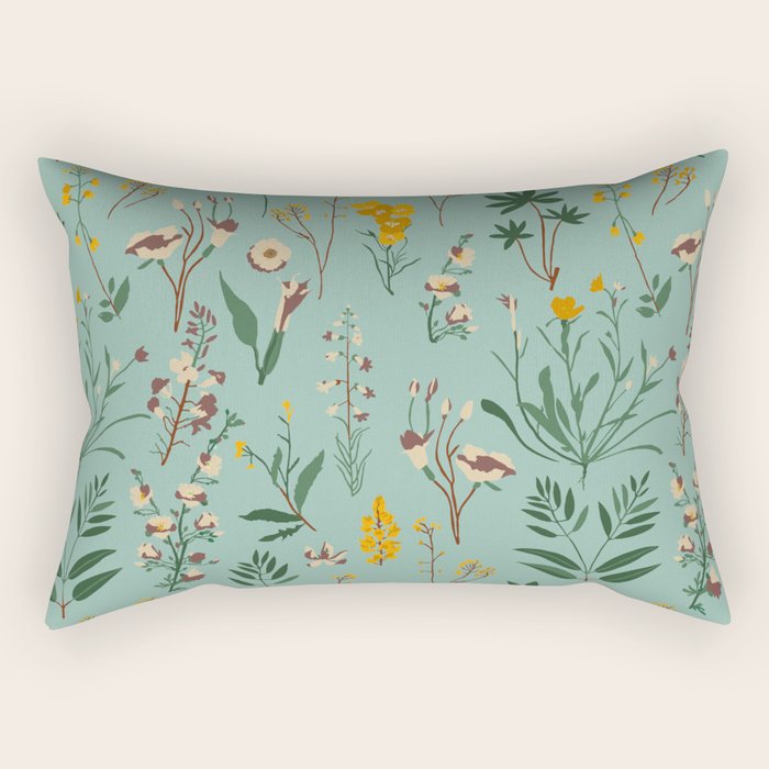ZARAH WILDFLOWER Rectangular Pillow Gallery Image 1