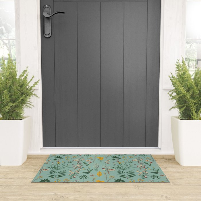 ZARAH WILDFLOWER Welcome Mat Gallery Image 3