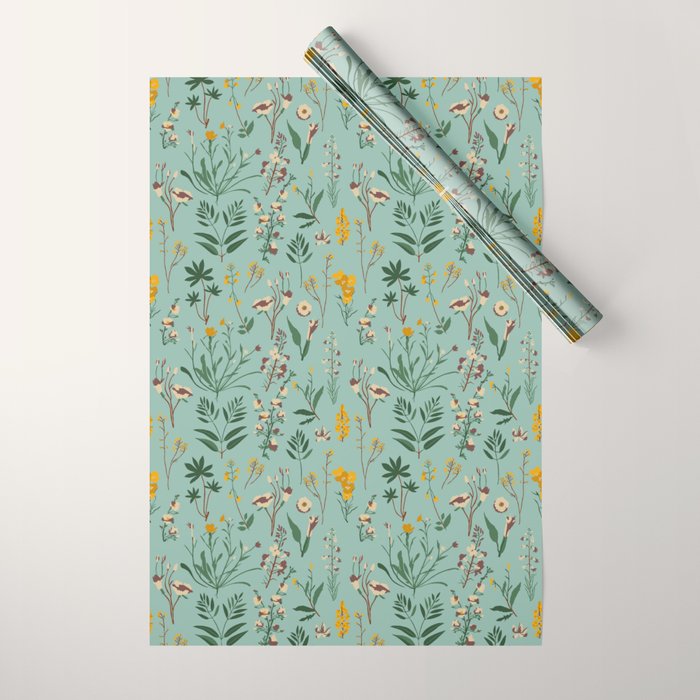 ZARAH WILDFLOWER Wrapping Paper Gallery Image 1