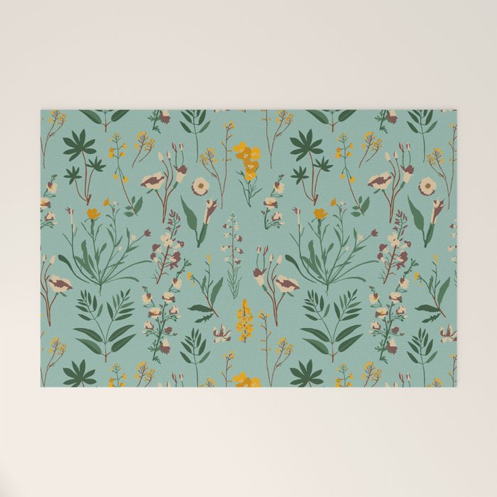 ZARAH WILDFLOWER Welcome Mat Gallery Image 1
