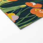 Matisse Painting Mediterranean House with Vibrant Colors and Serene Landscape Welcome Mat Gallery Image 2