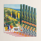Matisse Painting Mediterranean House with Vibrant Colors and Serene Landscape Wrapping Paper Gallery Image 3