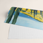 Matisse Painting Mediterranean House with Vibrant Colors and Serene Landscape Wrapping Paper Gallery Image 2