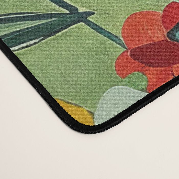 Matisse Painting Mediterranean House with Vibrant Colors and Serene Landscape Desk Mat Gallery Image 4