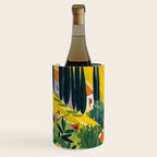 Matisse Painting Mediterranean House with Vibrant Colors and Serene Landscape Wine Chiller Gallery Image 1