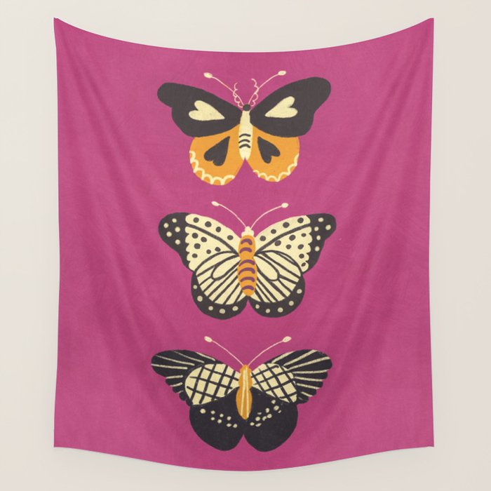 Viva butterflies Wall Tapestry Gallery Image 1