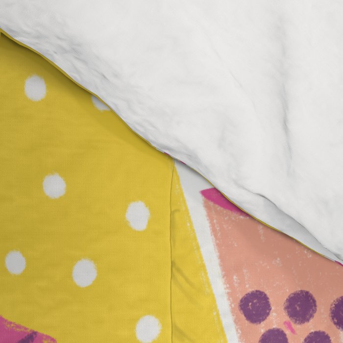 Bubble Tea Boba Pattern Comforter Gallery Image 4