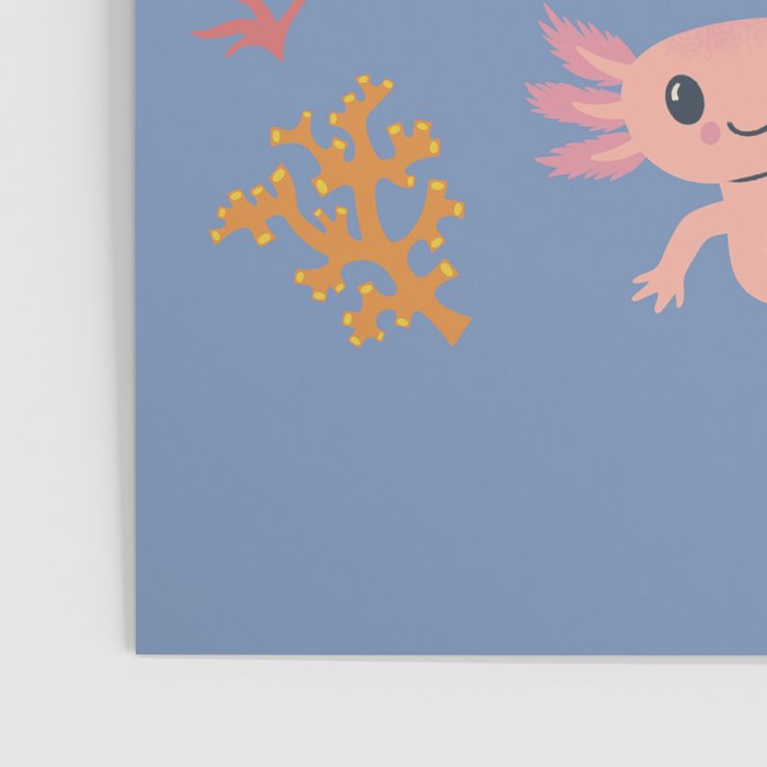 Baby Axolotl Poster Gallery Image 3