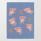 Baby Axolotl Poster Gallery Image 4