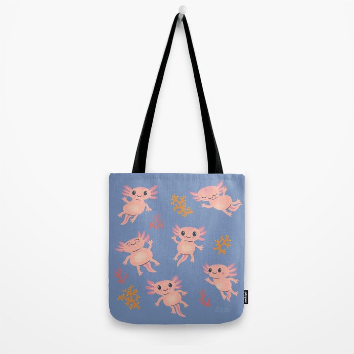 Baby Axolotl Tote Bag Gallery Image 2