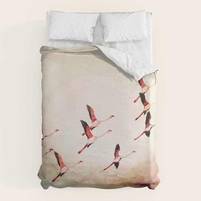 Flock of Flamingos Duvet Cover Gallery Image 6