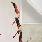 Flock of Flamingos Wall Tapestry Gallery Image 3