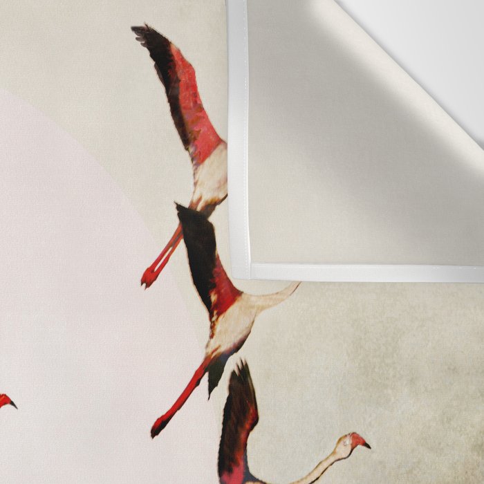 Flock of Flamingos Wall Tapestry Gallery Image 3