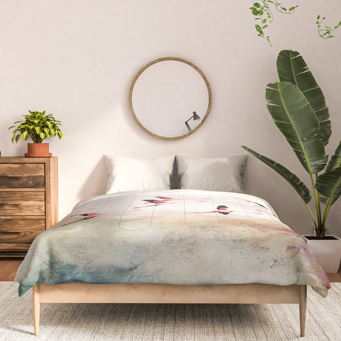 Flock of Flamingos Comforter Gallery Image 3