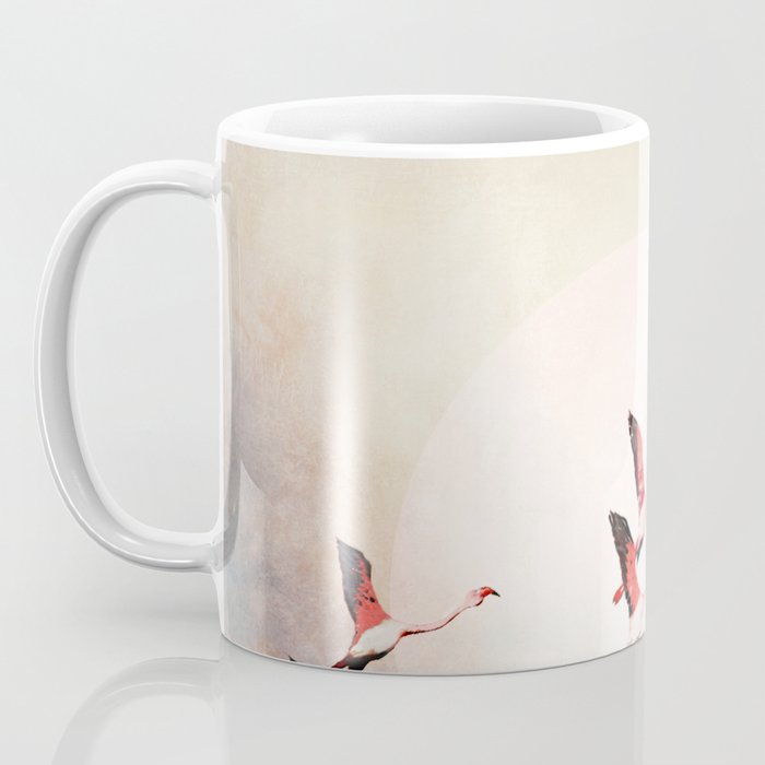 Flock of Flamingos Coffee Mug Gallery Image 3