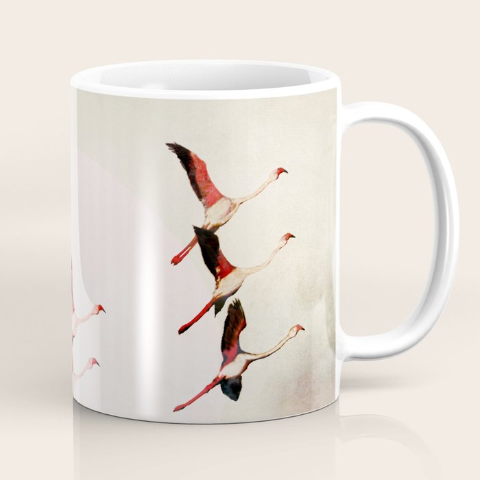Flock of Flamingos Coffee Mug Gallery Image 1