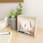 Flock of Flamingos Mini Art Print Gallery Image 2