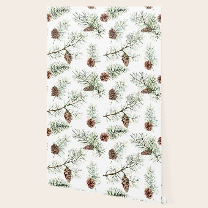 Festive Pinecones Wallpaper Gallery Image 2