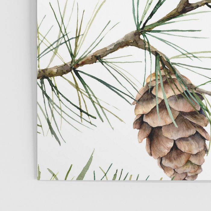 Festive Pinecones Poster Gallery Image 3