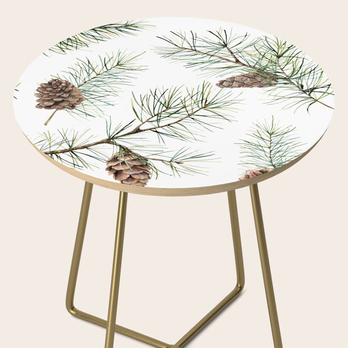 Festive Pinecones Side Table Gallery Image 2