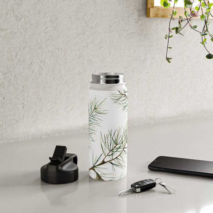 Festive Pinecones Water Bottle Gallery Image 4