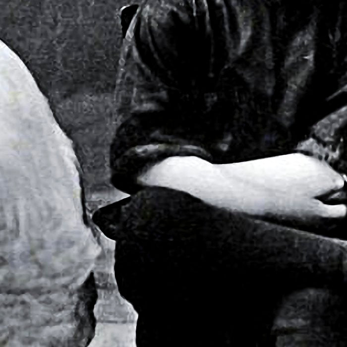 Smoking Boy with Chicken black and white photograph - photography - photographs Coffee Mug Gallery Image 2