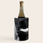 Smoking Boy with Chicken black and white photograph - photography - photographs Wine Chiller Gallery Image 1