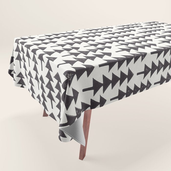 Linocut Forest Tablecloth Gallery Image 1