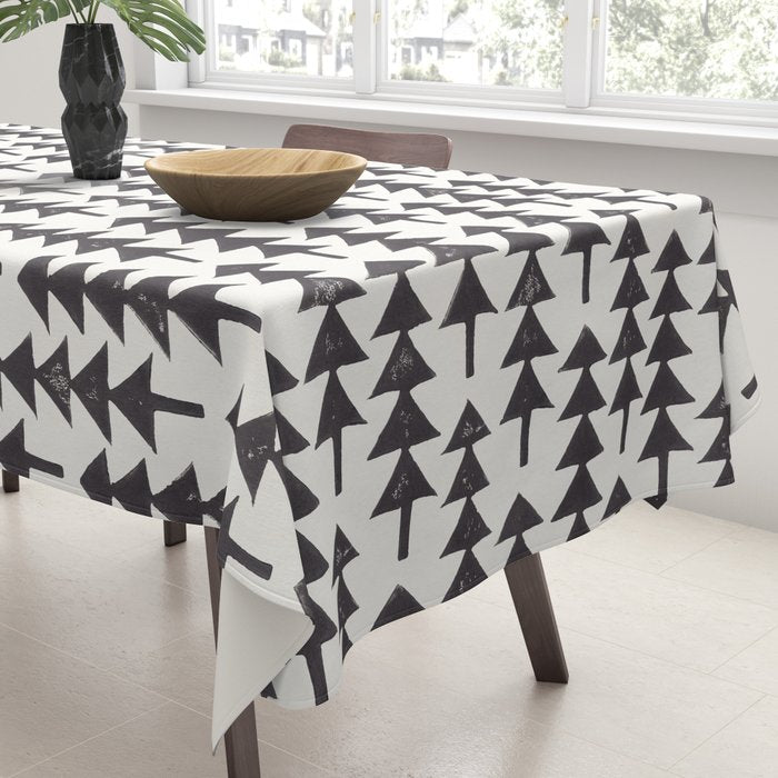 Linocut Forest Tablecloth Gallery Image 3