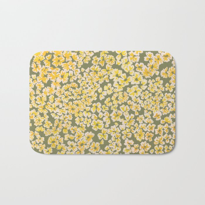 Bohemian Wildflower Meadow Bath Mat Gallery Image 1