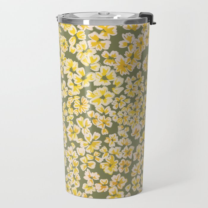 Bohemian Wildflower Meadow Travel Mug Gallery Image 2